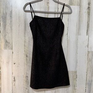 Urban Outfitters Black Backless Dress